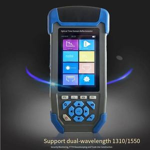 เครื่องทดสอบไฟเบอร์ออปติก OTDR อุปกรณ์ทดสอบไฟเบอร์ออปติกสาย OTDR อั<span class=keywords><strong>จ</strong></span>ฉริยะแบบมีสาย8ฟังก์ชัน - Product Image 2