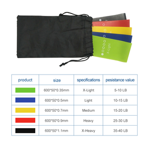 Fasce Elastiche per <span class=keywords><strong>Esercizi</strong></span> in Latex <span class=keywords><strong>con</strong></span> Logo Personalizzato, Bande di Resistenza per Yoga e <span class=keywords><strong>Fitness</strong></span> per Uomini e Donne - Product Image 3