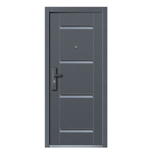 Hiện đại bên ngoài chính thiết kế cổng phía trước cửa nhập an ninh thép cửa gỗ cho nhà lối vào - Product Image 4