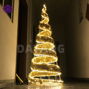 Wholesale <b>Led</b> Christmas Cone <b>Tree</b> <b>Light</b> Spiral Design for Shopping Mall Night Decoration - Product Image 2