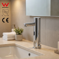 Robinet sans contact à détection automatique pour salle de bain, mélangeur intelligent pour lavabo, robinets d'eau à détection intelligente, vente chaude