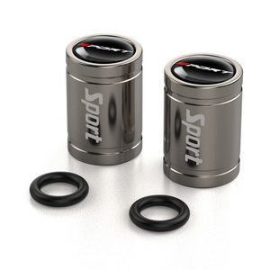 Nouveaux capuchons de valve de chambre à air sportifs en métal pour jantes de voiture, protection anti-poussière pour réparation et remplacement de pneus - Product Image 1