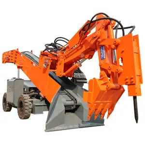 Điện mini chỉ đạo loader máy xúc theo dõi mucking loader với nền tảng giá