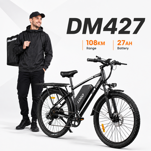 Vélo cargo électrique personnalisable à prix d'usine, 27,5 pouces, autonomie de 108 km, moteur haute vitesse pour service de livraison de repas - Product Image 1