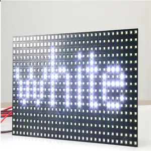 Module LED P10 smd, module simple de couleur blanche, 1 pièce, éclairage avec défilement mobiles, affichage de messages, meilleur prix