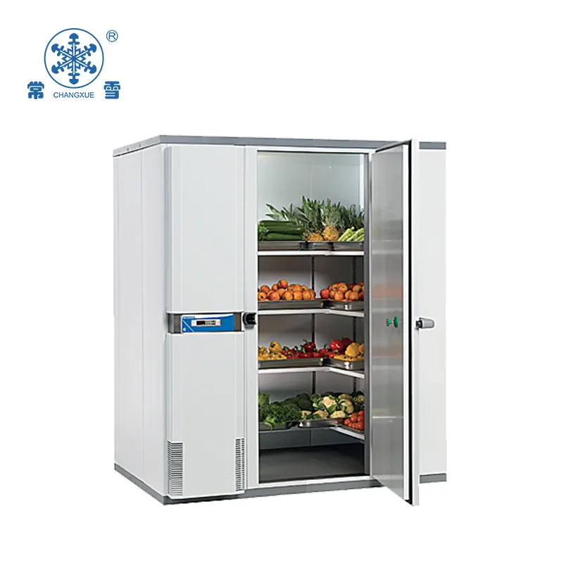 冷蔵室、野菜用冷却室、新鮮なリンゴ冷蔵庫収納