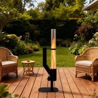 Poêle à granulés portable en acier inoxydable 304 pour patio, camping et fêtes de jardin – Vente en gros