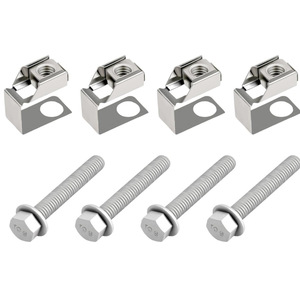 Boulons de bride de collecteur d'échappement et écrous en U Dodge Jeep 6036734AA 6036684AA en acier au carbone grade 10.9 entièrement filetés, droite - Product Image 5