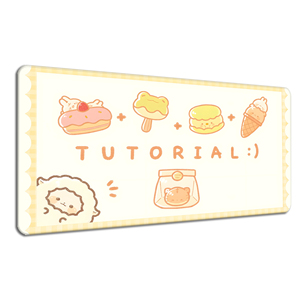 Nack Time Neko blotter-Kawaii core พื้นผิวการเล่นเกมที่แสนสบาย Kawaii แผ่นรอง80x30cm โต๊ะ - Product Image 2