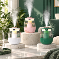 Diffuseur d'huiles essentielles portable avec logo personnalisé, diffuseur d'arômes électrique, diffuseur d'arômes ultrasonique 1300 ml