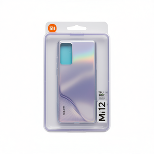 Cover posteriore Xiaomi Mi12 in TPU e PC antiurto, custodia protettiva a tinta unita per cellulare - Product Image 2