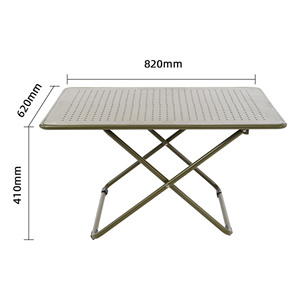 Mobilier d'extérieur Table de camping en bois, table de jardin portable pliante pour table à manger/ - Product Image 3