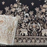 Tissu en soie Fendi de qualité supérieure pour hommes, léger, respirant, tissu de luxe pour kurta, drapage élégant, tissu pour vêtements ethniques