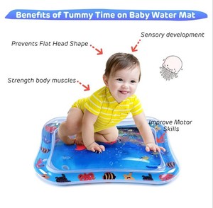 Mart personnalisé 3 6 9 <span class=keywords><strong>mois</strong></span> nouveau-né <span class=keywords><strong>bébé</strong></span> garçon fille infantile centre d'<span class=keywords><strong>activité</strong></span> précoce temps du ventre jouet gonflable jouer tapis d'eau - Product Image 3