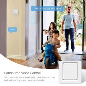 אור הבית חכם מתגים tuya wifi eu רגיל מתג דחיפה כפתור מפסק 1/2/<span class=keywords><strong>3</strong></span> כנופיה 1 דרך סצנה לוח - Product Image 6