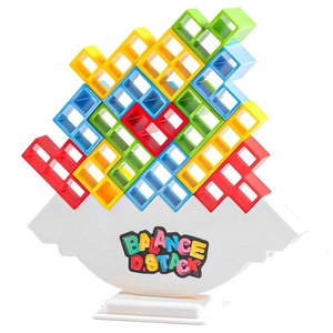 Bloques de Equilibrio Apilables 3D <span class=keywords><strong>Tetra</strong></span> Tower, Juguete de Escritorio para Niños y Adultos, Juego de Mesa Interactivo para Desarrollo de Habilidades de Equipo, para Fiestas Familiares y Viajes - Product Image 1