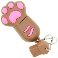 Nouvelle clé USB 2.0 en silicone/PVC personnalisée en gros, 1-128 Go, étanche, cadeau promotionnel, stock disponible, logo personnalisé