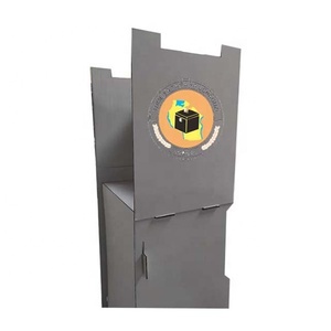 Estación de sondeo de cabina de papel corrugado independiente - Product Image 3