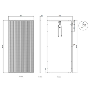 แผงโซลาร์เซลล์ 340w สำหรับการจัดเก็บพลังงาน - Product Image 5