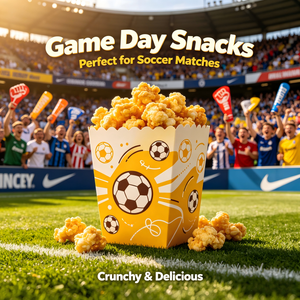 Contenitore per Popcorn e Snack 2026 per Partite di Calcio, Monouso, per Alimenti, Anti-olio, Personalizzabile in Fabbrica, da Asporto con Logo - Product Image 5