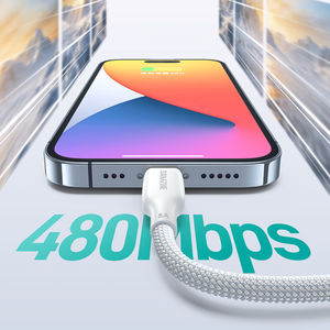 Câble USB2.0 double Type-C SAMZHE 1m PD100W 5A pour charge rapide et transfert de données pour voiture, iPhone 15/16/17, Huawei, Xiaomi, iPad, tablette, ordinateur portable - Product Image 4