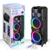 Speaker LED Luar Ruangan Super Keren Berdaya Tinggi untuk Tarian Persegi, Speaker Berkualitas Tinggi dengan Baterai 4.1 3000-5000mAh dan Remote Control