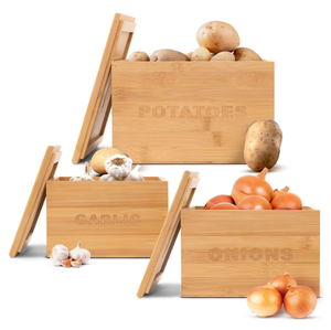 Contenitore portafrutta, verdura e bambù per cucina e <span class=keywords><strong>scrivania</strong></span> - Product Image 2