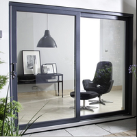 Porte coulissante en verre portes de salon en verre