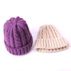 Fashion Design Winter Fluffy Fur <strong>Pom</strong> <strong>Pom</strong> <strong>Beanie</strong> Hat Women's Warm Knitted Common Beach &amp; Business Use - Product Image 5