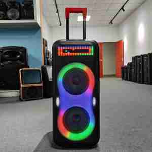 Enceintes BT sans fil portables pour dj party en plein air avec TWS & FM & USB double 8/10 pouces <span class=keywords><strong>prix</strong></span> usine - Product Image 4