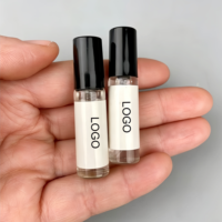 Botol Sampel Parfum Mini 2ml 3ml 5ml Grosir, Tutup Snap, Botol Kaca Kosong untuk Uji Aroma, Botol Parfum Kaca