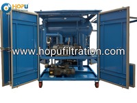 Nouvel équipement de purification d'huile transformateur mobile FR3 HOPU 8 gallons triphasé 380V Garantie 5 ans