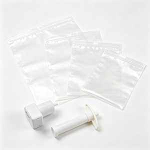 ถุงซิปล็อคใสแบบรีซีลได้สำหรับเก็บอาหารและเดินทาง - Product Image 1