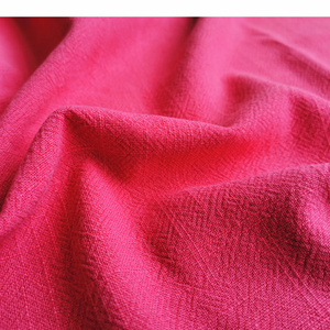 Tela de lino y algodón grueso con textura suave, lavada, de color sólido, para prendas de invierno, para coser abrigos y pantalones. - Product Image 4