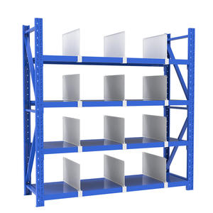 Estantes de almacenamiento de supermercado con estantes divisores de productos metálicos Separadores y particiones de tiendas eficientes - Product Image 1