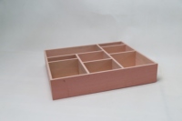 Plateaux de service en bois avec poignée, en bois brut, emboîtables, pour le petit-déjeuner, les collations, la décoration intérieure, la cuisine, les fêtes et les dîners