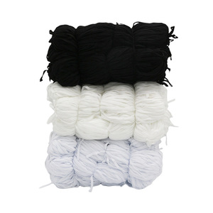 Approvisionnement d'usine nylon <span class=keywords><strong>élastique</strong></span> bandoulière 0.5cm noir blanc groupé polyester haute <span class=keywords><strong>élastique</strong></span> soie bandoulière renfort - Product Image 2