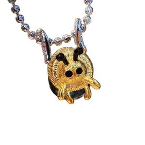 Accessoires en perles DIY, pendentif en argent S925 vide en forme d'abeille avec perles rondes de 11-13 mm, 31339, composants et trouvailles de bijoux - Product Image 5