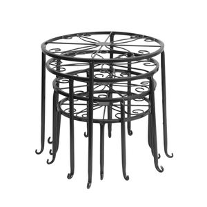 Supporto per piante in metallo durevole supporto per piante in <span class=keywords><strong>ferro</strong></span> antiruggine per interni per contenitore da giardino supporto per piante in vaso da esterno - Product Image 4