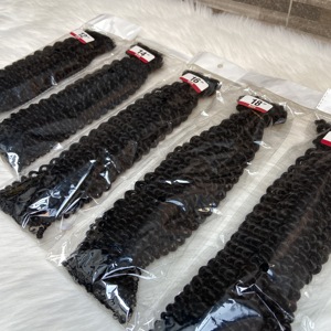 Bán Buôn Trinh Kinky Xoăn Tóc Con Người Số Lượng Lớn 30 gam/gói 8-14 Inch Màu Đen Tự Nhiên 1B Cho Crochet Bện Dreadlock Tóc Giả Làm - Product Image 6