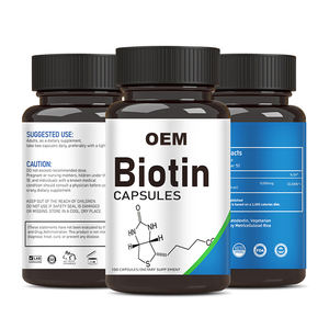 Collagène et biotine en capsules de marque privée, vitamines pour les cheveux, la peau et les ongles, compléments alimentaires, 60 capsules, 2 doses quotidiennes - Product Image 3