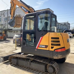 <b>Used</b> Sany Sy55c <b>Used</b> Sany SY55C Mini Excavator Original Second-hand Sany SY55 Mini Excavator SY35 SY55 SY75 Secondhand Hot Sale - Product Image 1
