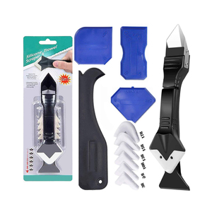 Afwerkingsgereedschapset Voor Het Afwerken Van Kits, <span class=keywords><strong>3</strong></span> In <span class=keywords><strong>1</strong></span> Siliconen Kitgereedschap Kit Kit Grout Verwijderaar Schraper Siliconen Afwerkingsgereedschap - Product Image 1
