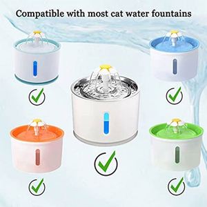 Wsy Lot de 4 filtres de remplacement à charbon actif pour fontaine à eau automatique pour chats - Product Image 5