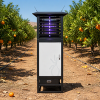 Station de surveillance des nuisibles solaires IoT YONGAGRI avec LED, garantie 5 ans, photographie automatique des insectes et prévision pour les terres agricoles et les forêts