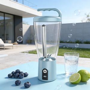 Licuadora Portátil Recargable USB de 1000 ml, Inalámbrica, a Batería, para Triturar Hielo, 150 W, de Alta Resistencia, Compatible con Automóviles, para Jugos y Smoothies - Product Image 3
