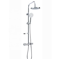 Ensemble de douche personnalisé, ensemble de robinetterie pour douche et baignoire, température constante, système de douche complet avec pluie complète, système de douche de plafond complet