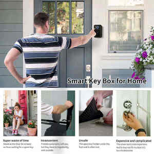 Caja de Seguridad Inteligente de Acero Inoxidable con Entrada sin Llave, Código Digital y Puerta de Enlace Wifi, Control de Acceso 4 en 1 con Aplicación, Cerradura Inteligente para Puerta - Product Image 3