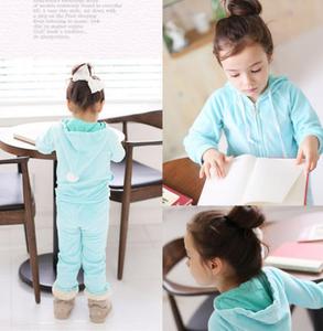 Conjunto de Ropa Infantil al por Mayor, Sudadera Informal de Manga Larga con Pantalones Harem, Trajes para Niñas Pequeñas de Fábrica China - Product Image 3