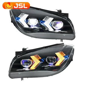 Phares pour <span class=keywords><strong>BMW</strong></span> X1 <span class=keywords><strong>E84</strong></span> Modèle 2011-2015 avec Feux de Jour à LED, Double Projecteur et Modification Phare Full LED - Product Image 1
